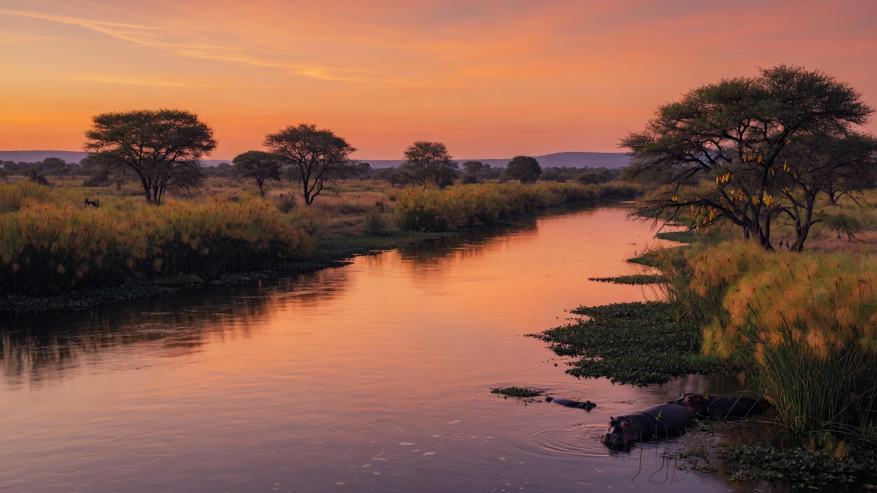 Shire River — Lake Malawi’s only outlet, flowing south